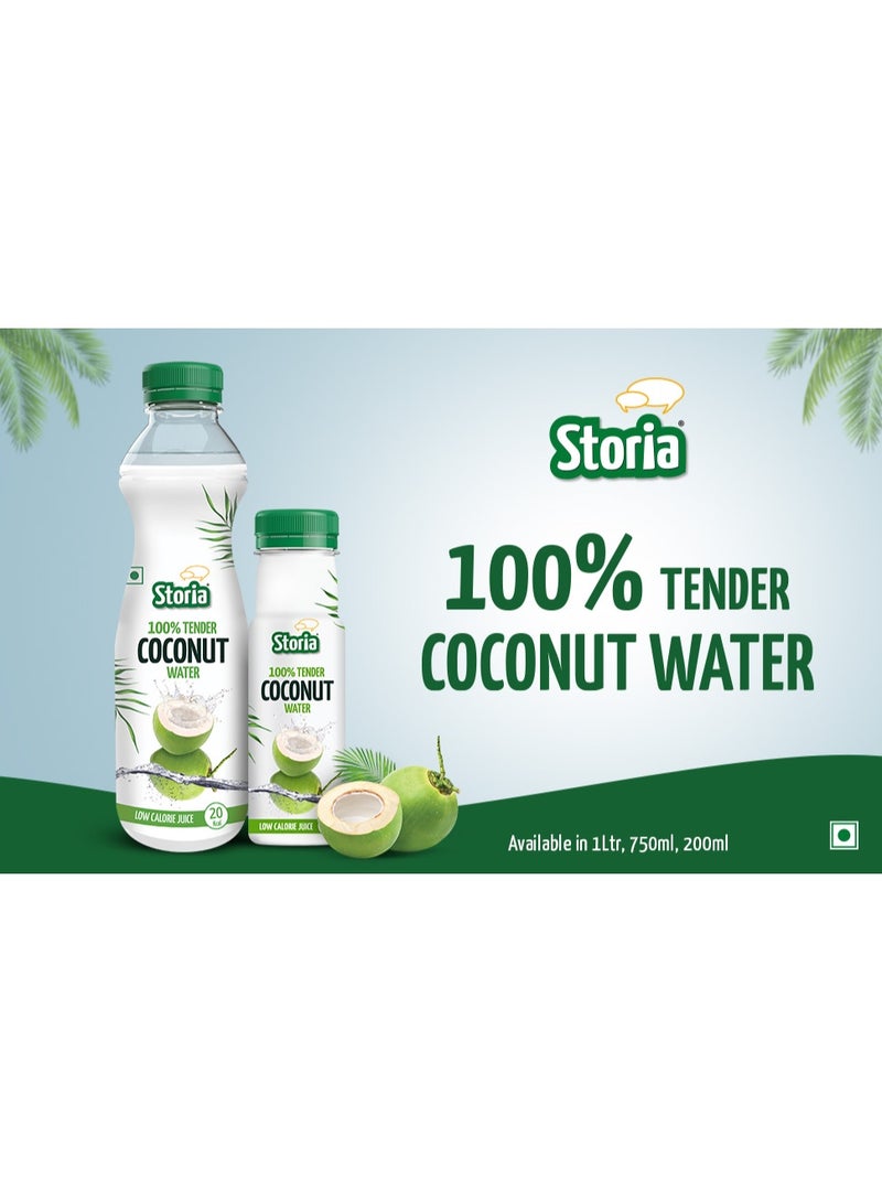 Storia 100% Tender Coconut Water- No Added Sugar - 180ml (Pack of 12) - Image 5